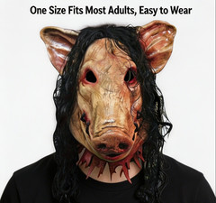 Generic Spooky Animal-Themed Mask – Adult Costume Accessory 1-pack