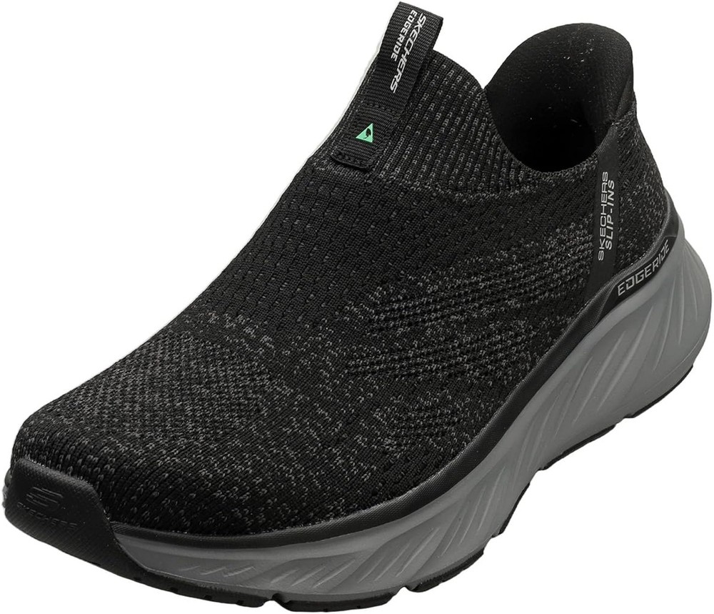 Skechers Men’s Edgeride Commissioner Hands Free Slip-in – Black/Charcoal – 14 3E
