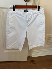 NYDJ bermuda shorts optic white, size 8, great condition