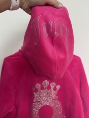 Dunkin Donuts DunQueens Juicy Couture Velour Sweatshirt L Large