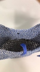 Polo Ralph Lauren- Polo Play Cord Tote Bag in Optic White / Bright Blue