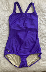 Women’s Speedo Plus Moderate Ultraback One Piece Swimsuit, Size 20, Purple