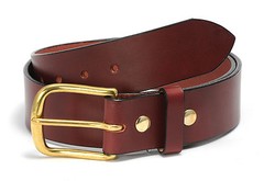 1 3/4″ AMISH HAND CRAFTED CASUAL / DRESS BELT, BLK BRN BURG DK BRN 30 – 60″ LONG