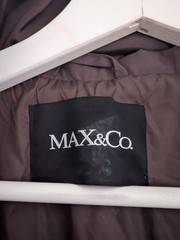 Max & Co. Down Jacket in Plum Plum Size 38