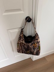 Baggu Photo Forest Shoulder Bag Camo Rare still crunchy EUC