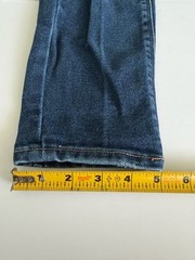Mudd FLX Stretch Skinny Jeans Size 7 Junior Women Distressed Blue Dark Wash