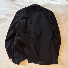 West End Black 2-Piece Suit 40R 32×32 Flat Front 2-Button Notch Vent