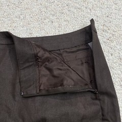 New York & Co Skirt sz 18 Brown Pencil Dark Academia Corporate Office Workwear