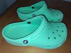 Crocs Classic Clog Green US 7 Slip-On Clog Breathable Lightweight Comfort