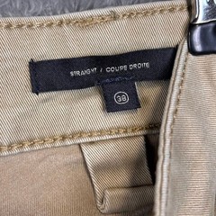 Dockers Mens All Seasons Tech Straight Leg Khaki Pants Tan 38×32 5-Pocket Chinos