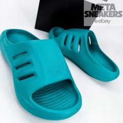 Adidas Slides US 9 Men’s Teal Green Comfort Retro Adifom IIInfinity JQ2637 NIB