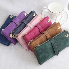 Womens Ladies Leather Clutch Wallet Long Phone Card Holder Case Purse Handbag US