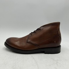 Frye Mens Bowery Chukka Ankle Boots, Size 9.5 M, Cognac