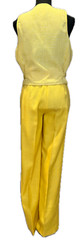 Vintage – JH Collectibles – Yellow Gingham – Vest & Pants Set – SZ S