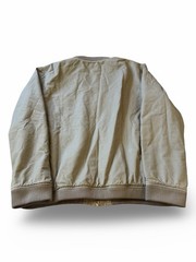 RVCA Men’s Green Bomber Jacket Full Zip Lined Band Collar Size L ML701ACB