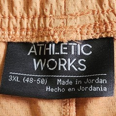 Athletic Works Men’s 3XL Shorts Elastic Waist Stretch 9″ Inseam w/ Pockets NEW