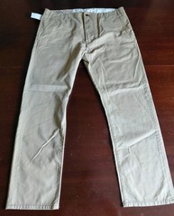 NWT Levis Mens Chino 36×30 Beige Below Waist Slight Taper Khaki
