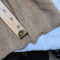 Orvis Corduroy Pants Mens 42×37 Unfinished Hem Tan Brown Chino NEW