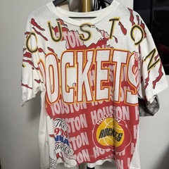 Houston Rockets Vintage 94 NBA Finals Aop Tee Size Large