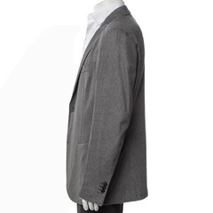 NEW $950 Incotex Sportcoat e 50 US 40 Gray Heather Wool Cashmere Unlined Heavier