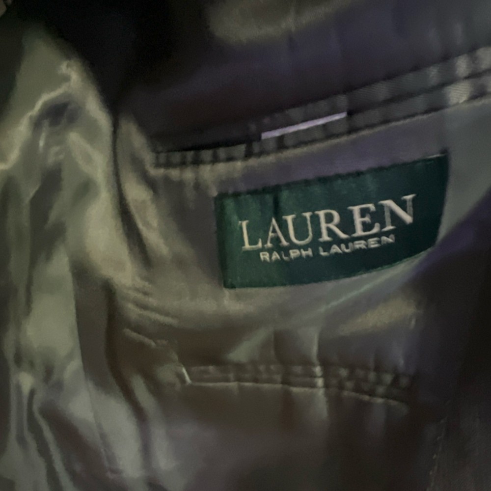 Lauren Ralph Lauren Men’s Black Suit Jacket 68% Polyester 32% Rayon Size 16H