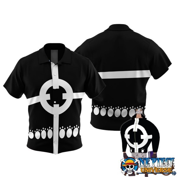 Bartholomew Kuma One Piece Hawaiian Shirt Black Cosplay