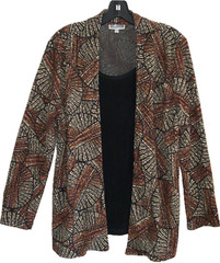 JM Collection Women’s Petite Stretchy Tunic Top Blouse Long Sleeve Size P / XL