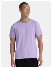 ATHLETIC WORKS Men’s M (38-40) Tri-Blend Tee Short Sleeve • Lovely Purple