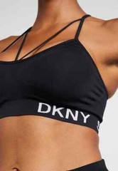 DKNY LOW IMPACT STRAPPY SEAMLESS Light support BRA .SIZE SMALL.RRP £44.