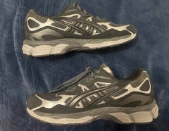 Asics gel nyc graphite grey black shoes size 8 men’s and 9.5 woman’s