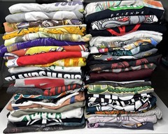 (48 Pc) Random Lot of Graphic TShirts Mixed All Sizes USA Brands Vintage Sports