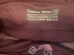 Outdoor Voices Pink Maroon Move Free 3/4 TechSweat Leggings Women’s XS