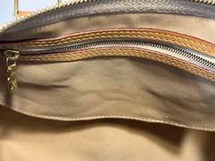 Louis Vuitton Damier Azur Checkered Zip-Top Speedy 35 Made in France