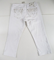 MISS ME MID-RISE (EASY CROP) JEANS TAG SIZE 31 MEASURED 33X23 ½ MM#156