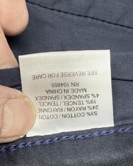 NWT Lila Ryan Jenalyn Bootcut Pants 10 Blue Brushed Sateen Pockets Mid Rise