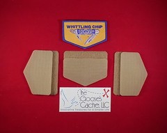 Tan Sew-on Hook and Loop for Attaching Patches to Scout BSA Shirts