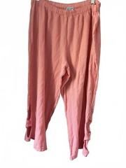 Oh My Gauze! Peach/Pink Lightweight Cotton Top and Pants Set L/XL