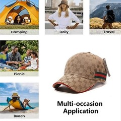 Luxury Baseball Cap Fashion Designer Outdoor Summer Travel Adjustable Casual Hat