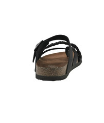 Mountain Sole Women’s Leather Sandal-Tan Suede, Black & Brown Leather available