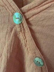 Oh My Gauze! Peach/Pink Lightweight Cotton Top and Pants Set L/XL