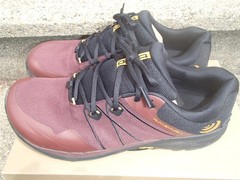 Excellent cond. EU 44.5 Topo Runventure 4 Garnet/Black Mens 10.5