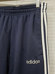 adidas Essentials 3-Stripes Fleece Jogger Pants GD5475-Legend Ink/White Size S