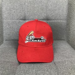 Snap-on Kenosha Sockets Hat Cap Fitted One Size Red Mens Sports Baseball Logo