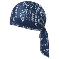 2PACK Red Durag Skull Cap Head Wrap Motorcycle Du Do Dew Paisley Bandana Doo Rag