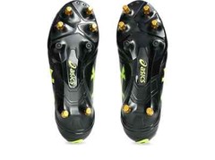 ASICS Rugby Cleats LETHAL RELENTLESS WIDE 1111A259.001 Black/Safety Yellow NEW