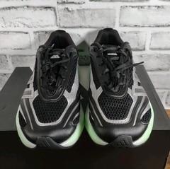 adidas Lightblaze Glow Core Black Silver Metallic Lime Burst JP6321 Men’s 9.5