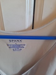 Spanx Beige Shaping Camisole Top L Moderate Compression Nylon Spandex Women