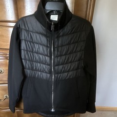 Varley Women’s Black Quilted Full-Zip Jacket, Polyester Long Sleeve, Size S