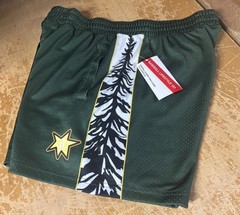 NWT $50 new BASEBALL LIFESTYLE 101 Forest Shorts Green Athletic Mens L Large 34
