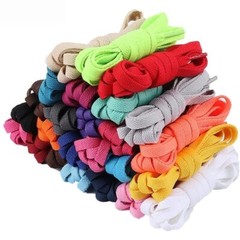 1 Pair Colorful Laces Multicolor Gradient Print Flat Canvas Shoe Lace Shoes 47″